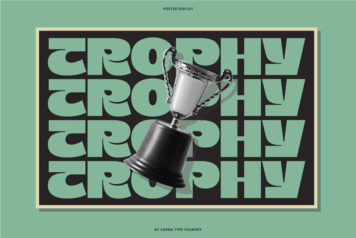 Zatiyan Font sample