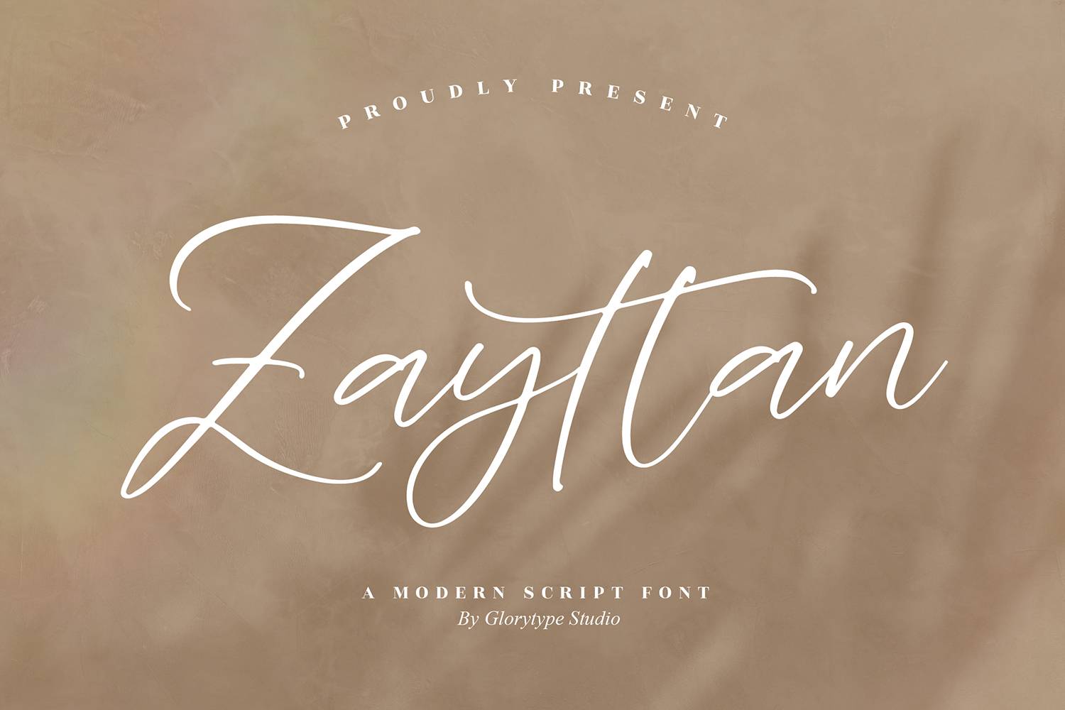 Zayttan Font sample