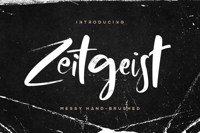 Zeitgeist Font sample