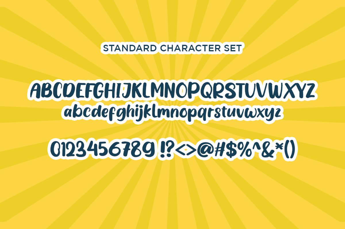 Zerohero Font sample