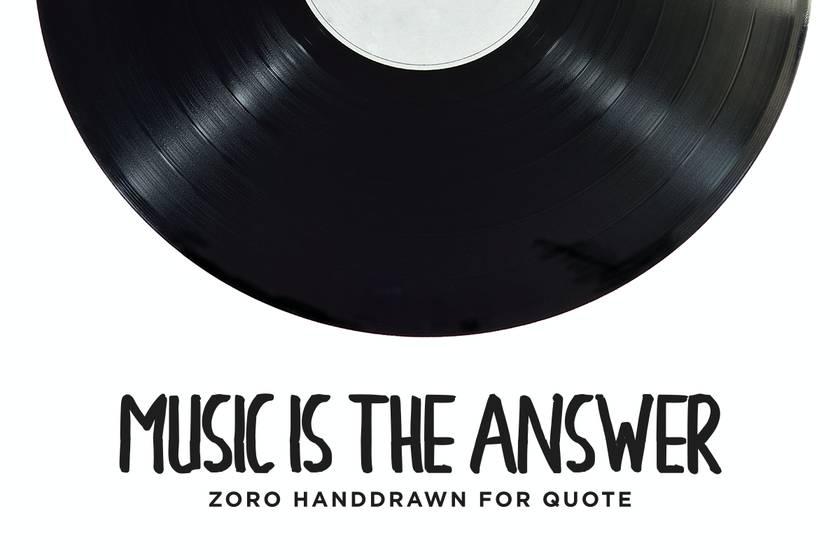 Zoro Font sample