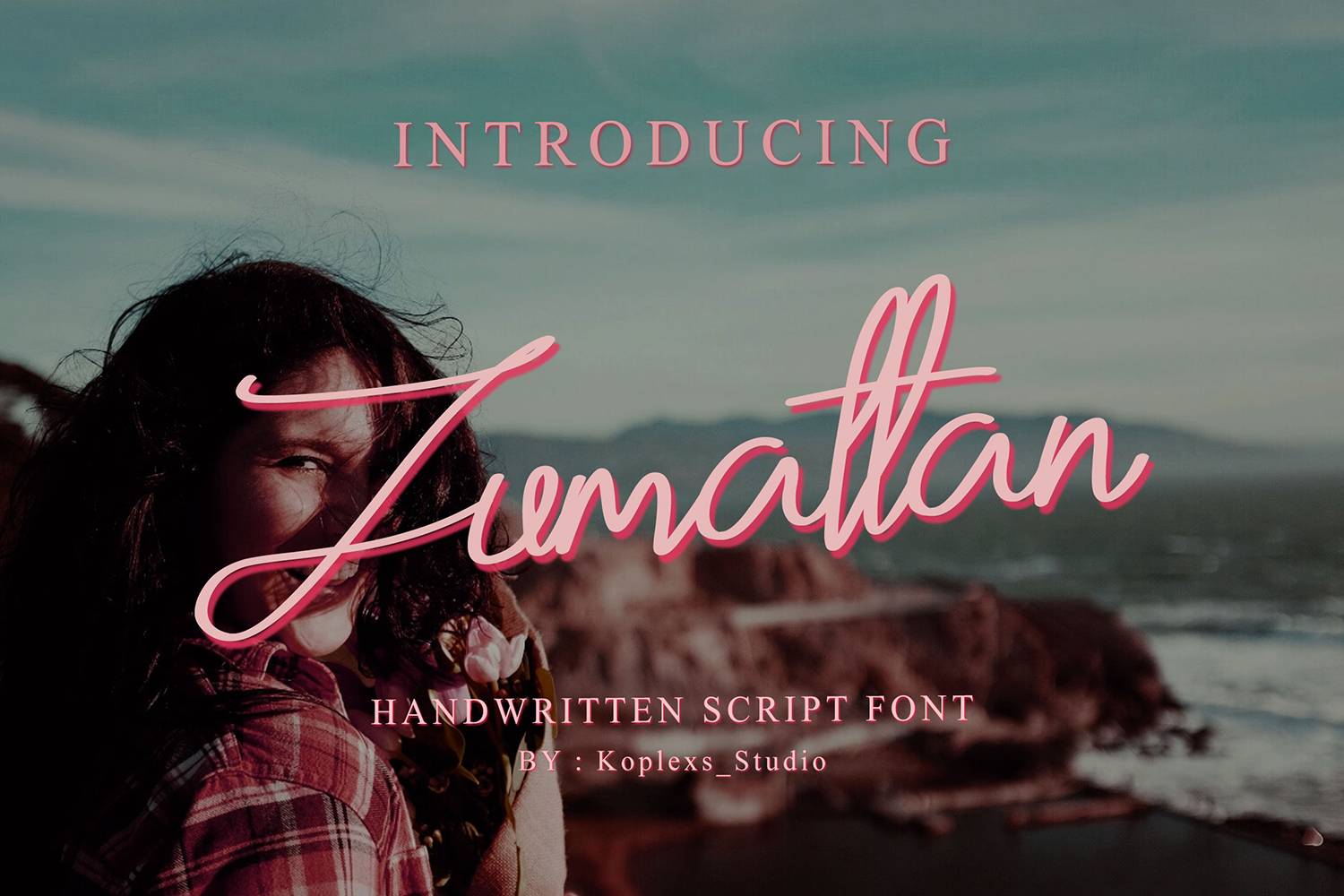 Zumattan Font sample