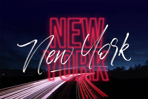 Aerobrush Handlettering Brush Script Font sample