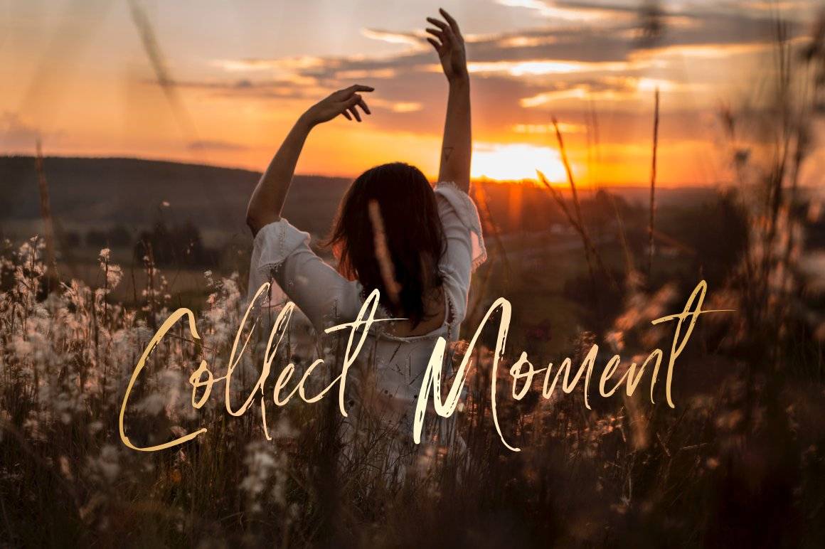 Amourist Handlettering Script Font sample