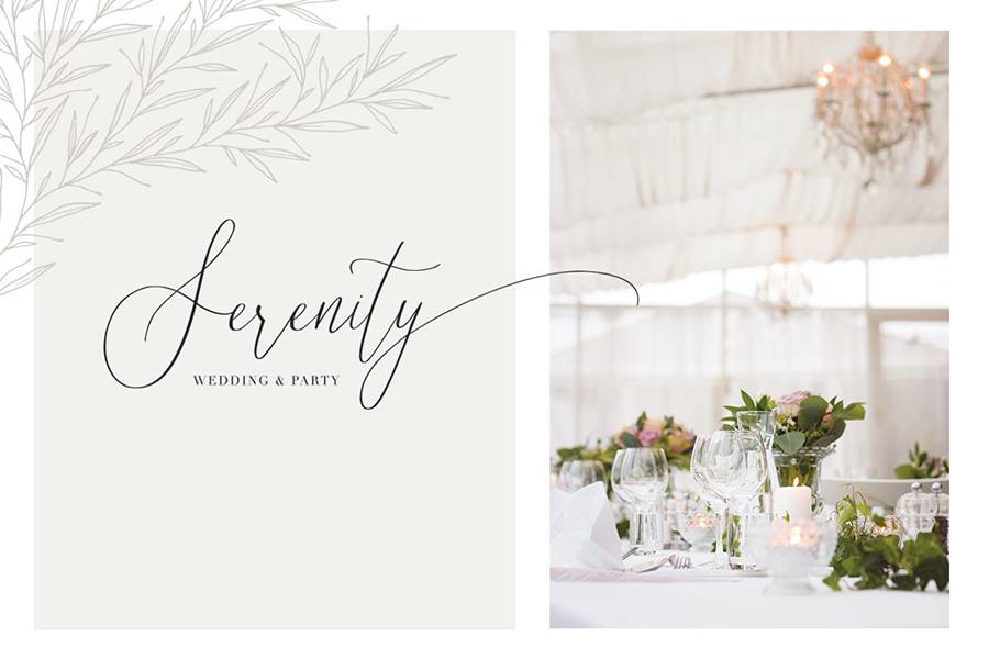 Audrey & Reynold Luxury Script Font sample