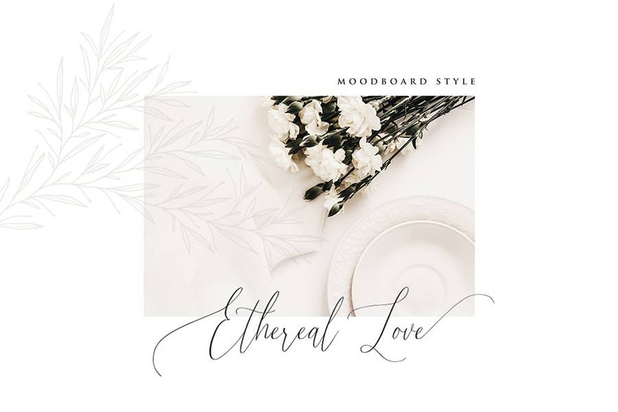 Audrey & Reynold Luxury Script Font sample