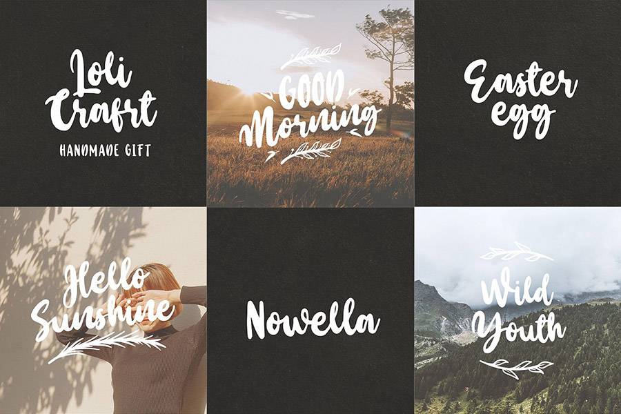 Baby Wildy Handbrush Font sample
