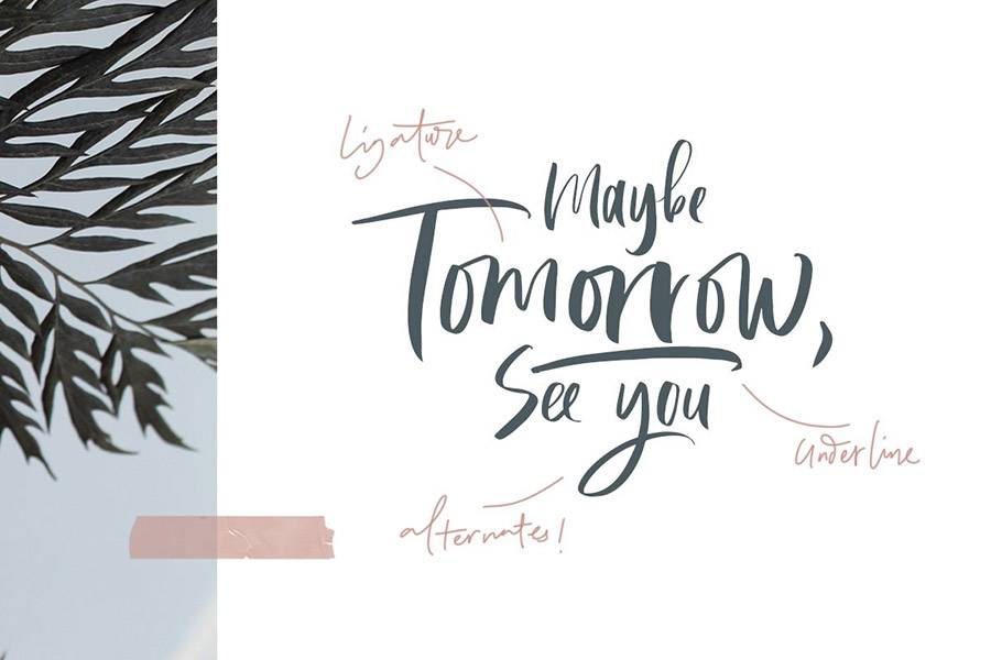 Cephalonia Handlettering Font sample