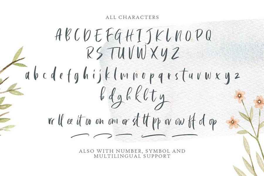 Cephalonia Handlettering Font sample