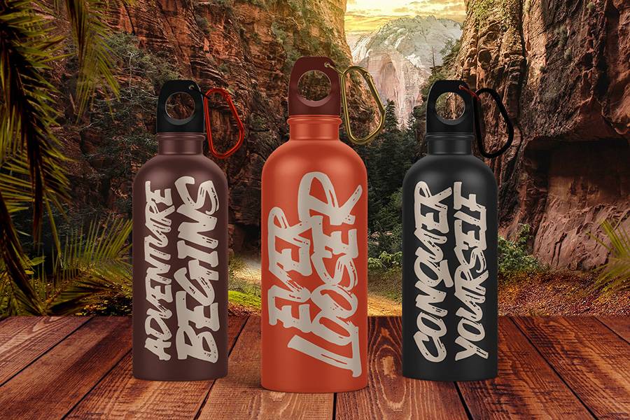 Ever Looser Wild Brush Font sample