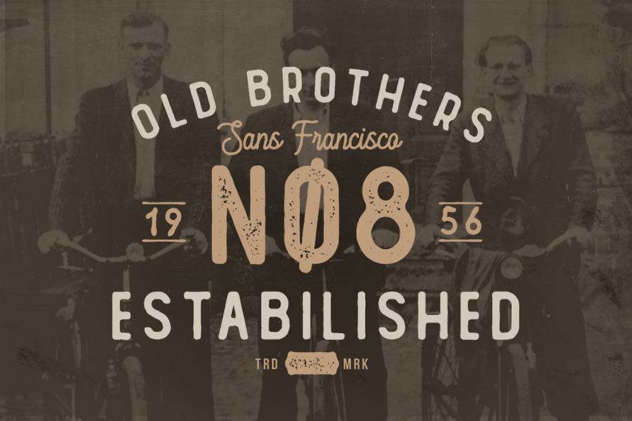 Hesland Vintage Script Font sample