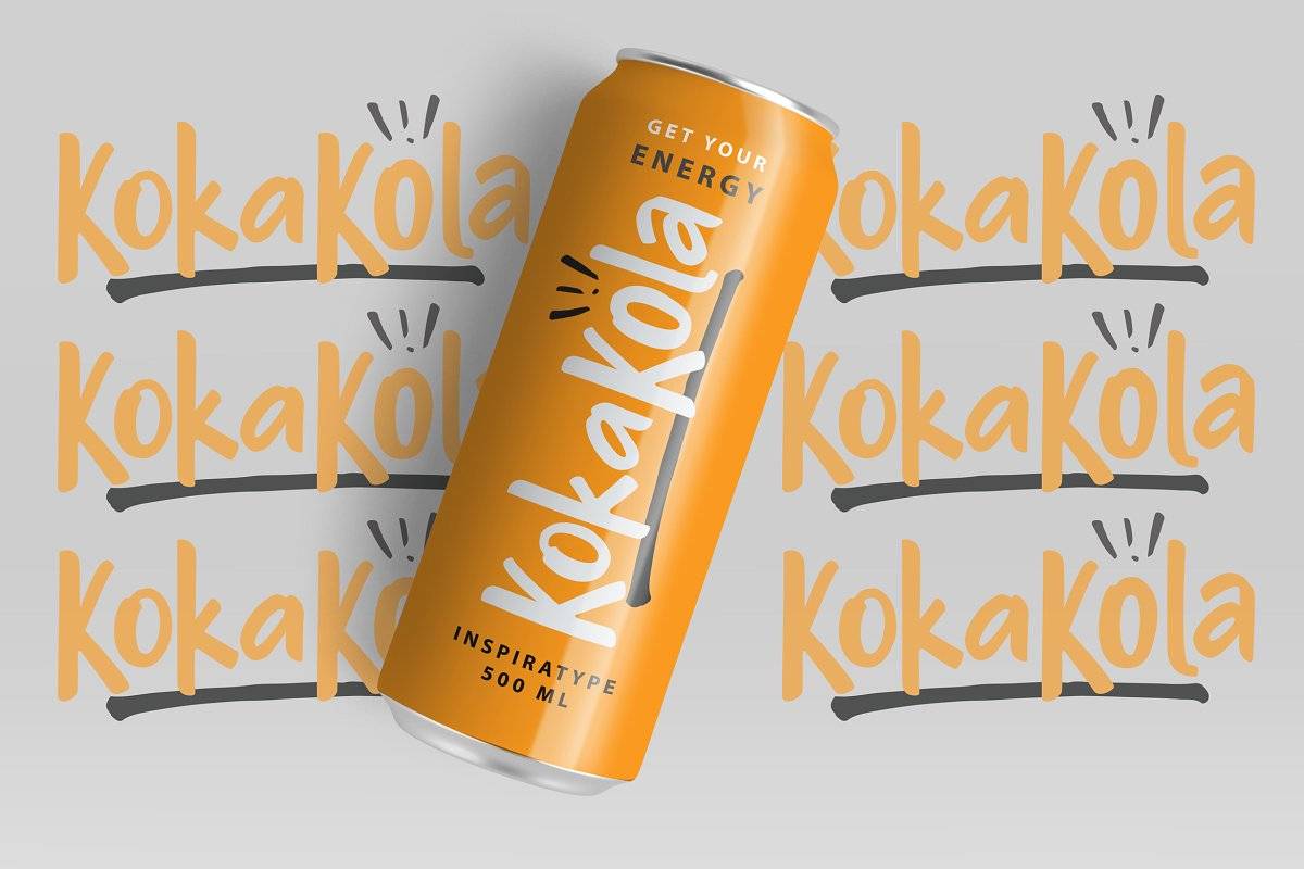 Hollaboy Display Font Demo sample