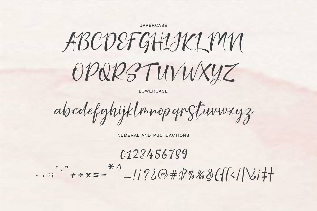 Nicolette Script Demo sample