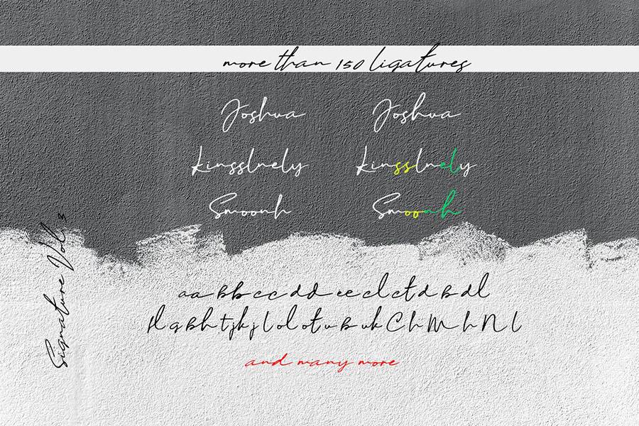Sophia Bella Signature Font sample