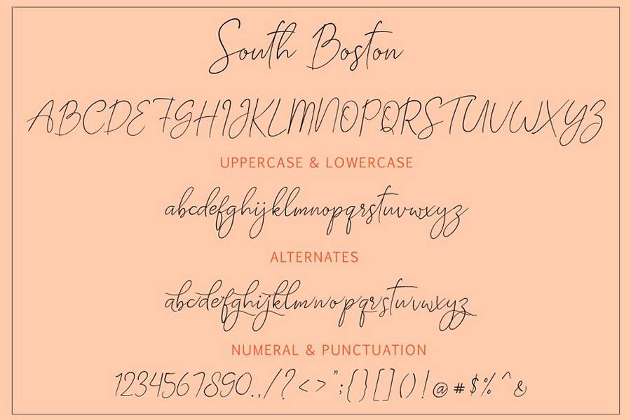 South Boston Script Demo sample