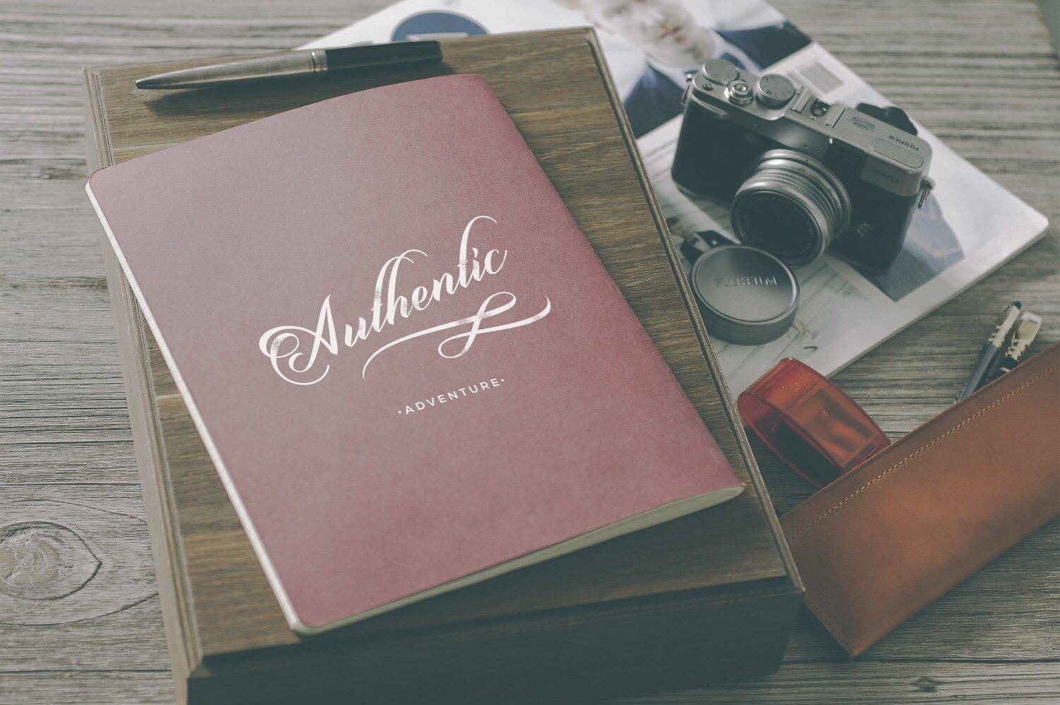 Zephan Modern Script Demo Font sample