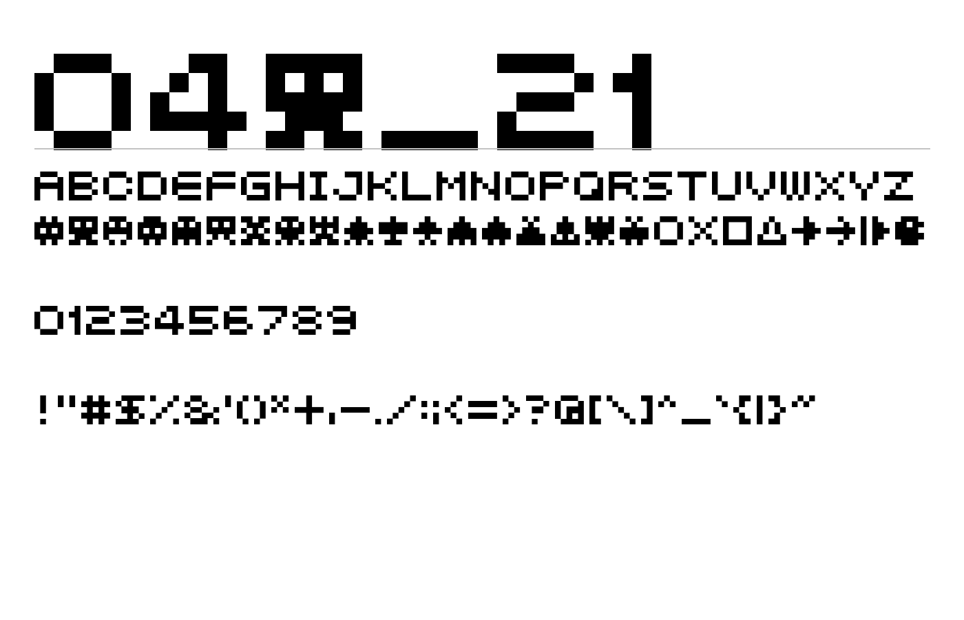 04b_21 Font preview