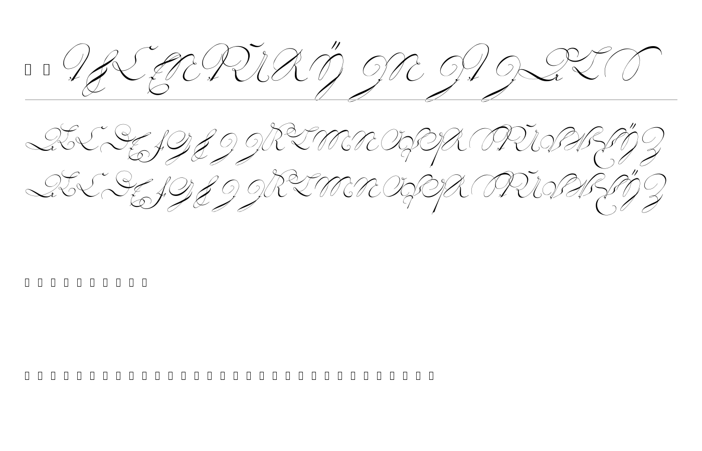18th Century Initials Font preview