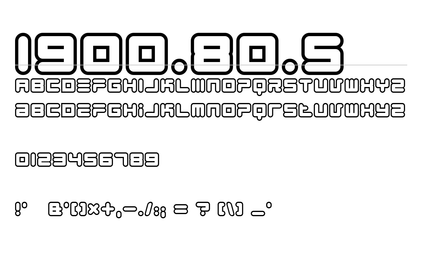 1900.80.5 Font preview