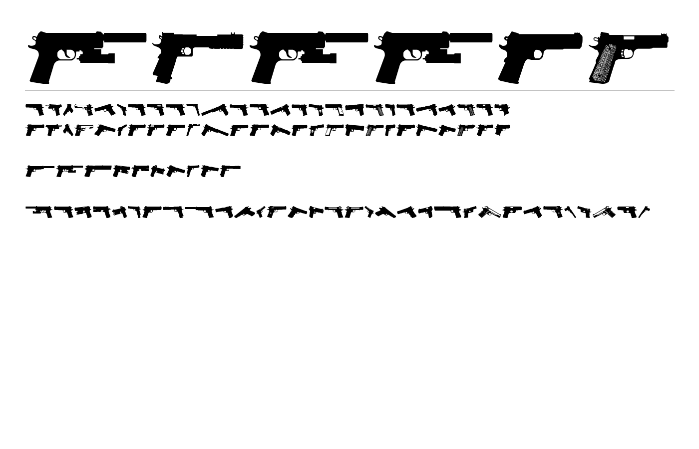 1911's Font preview