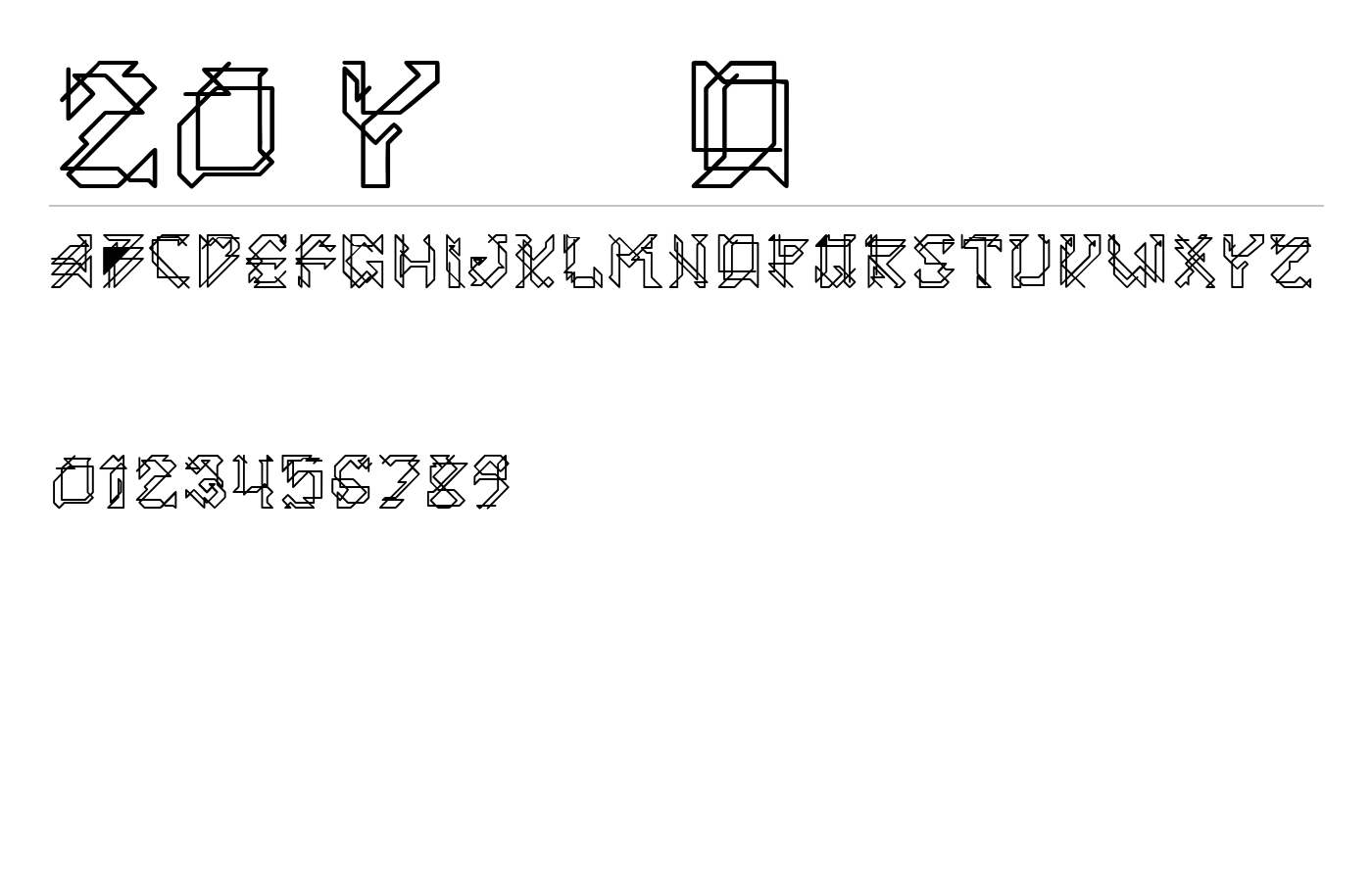 20 Years Overthinking Font preview