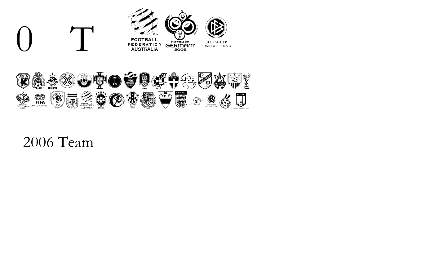 2006 Team Font preview