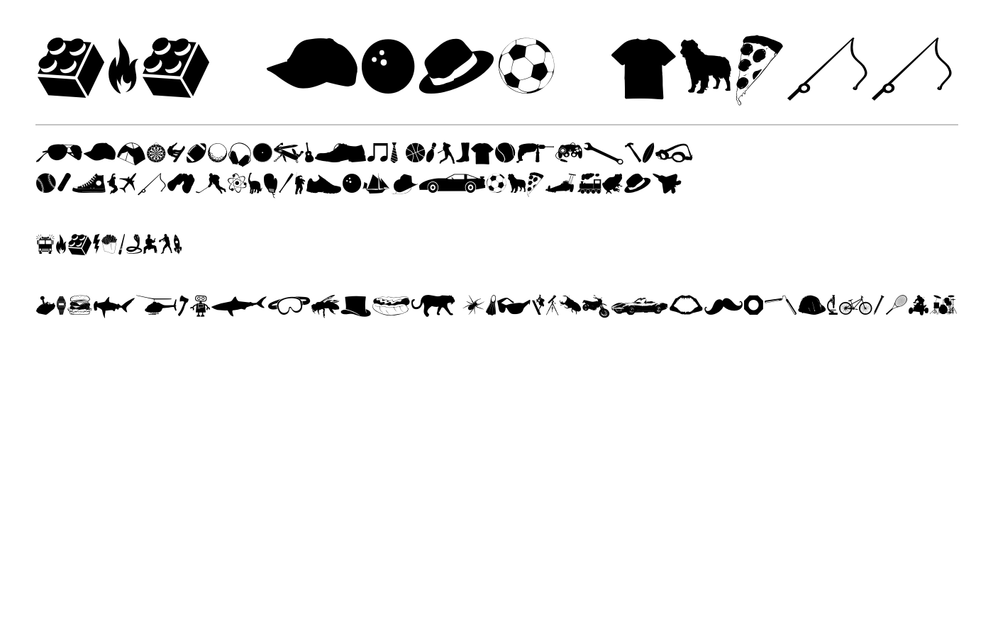 212 Boys Stuff Font preview
