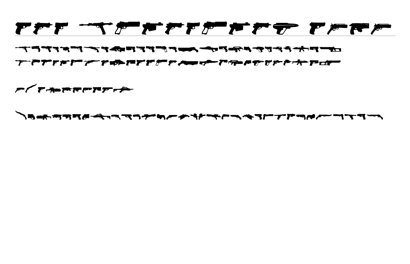 2nd Amendment 2050 Font preview