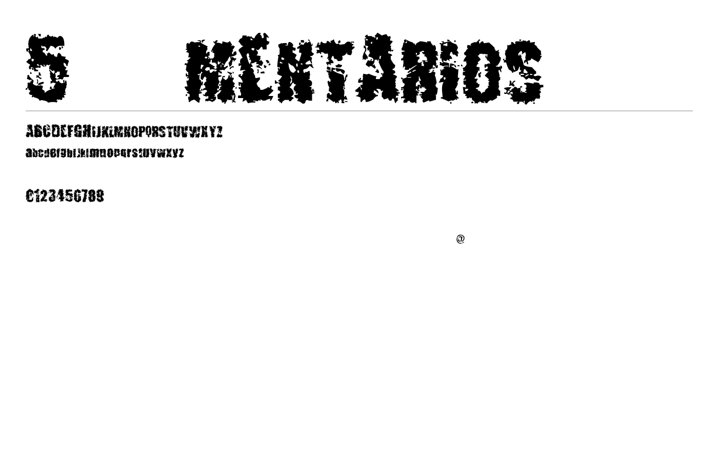 5+MENTARIOS Font preview