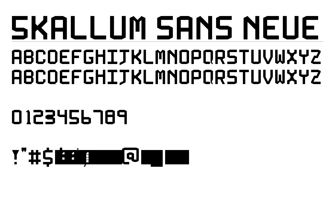 5Kallum Sans Neue Font preview