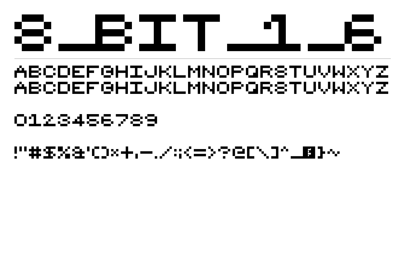 8_bit_1_6 Font preview