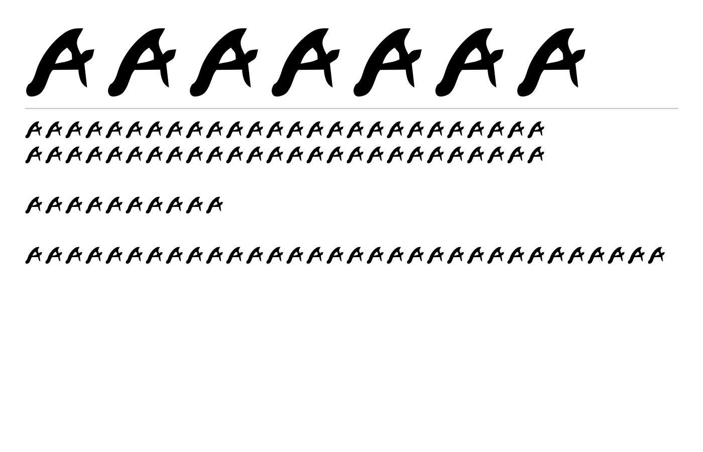 8 Octav Font preview