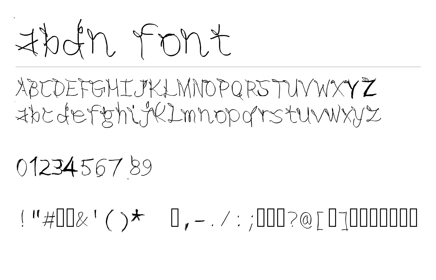 abdn font preview