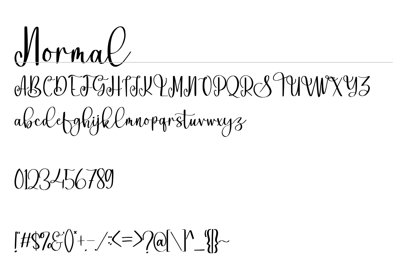 Abigailside Font preview