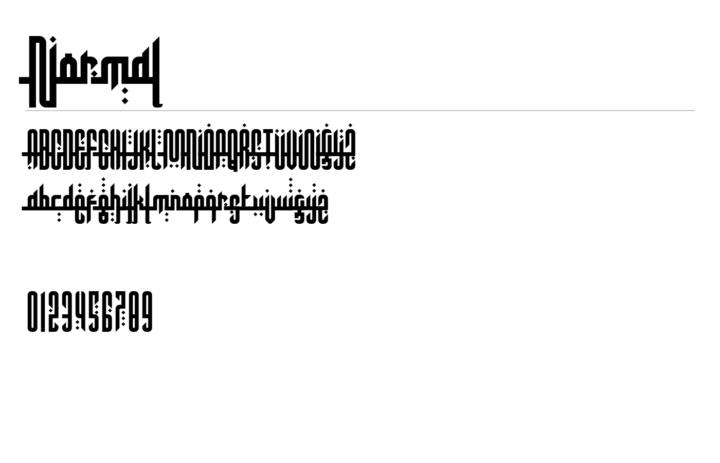 Abighoil Font preview