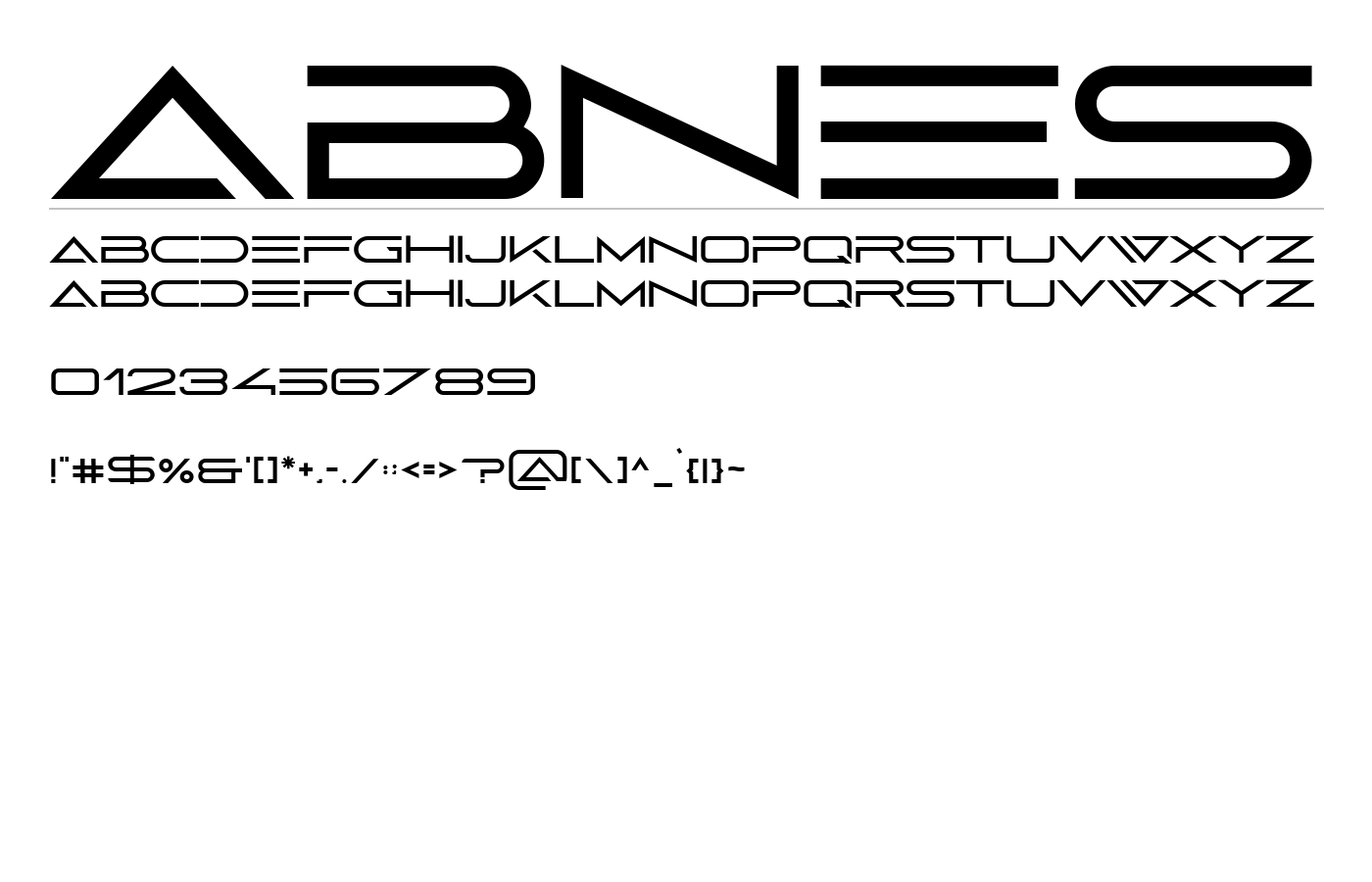 abnes Font preview