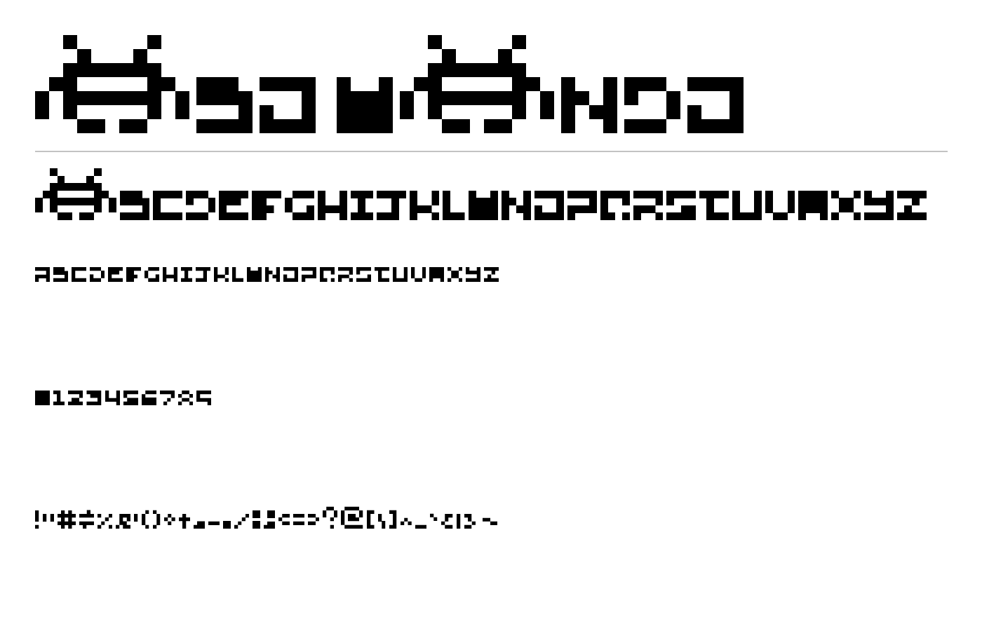 ABO MANDO Font preview