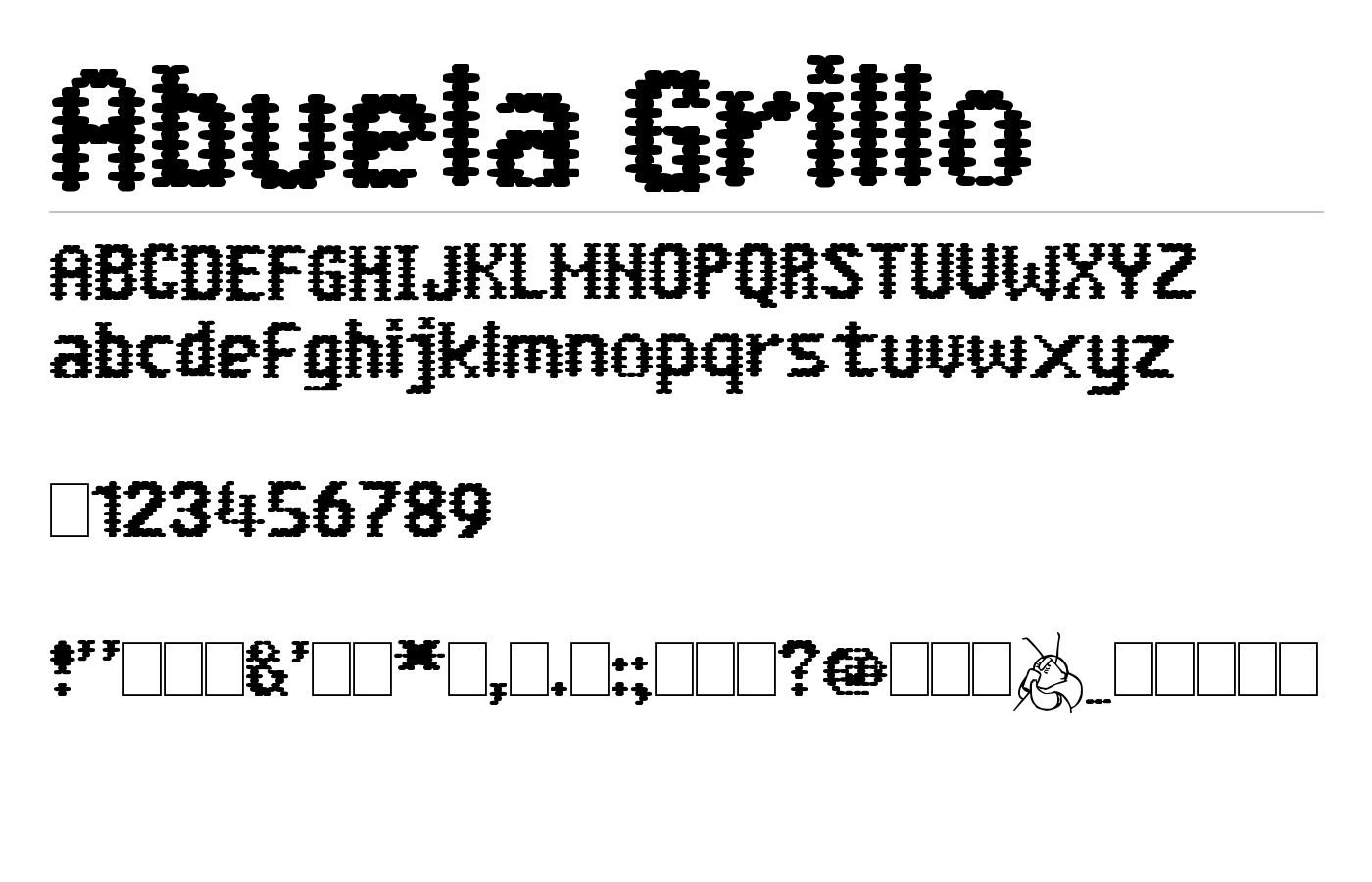 Abuela Grillo Font preview