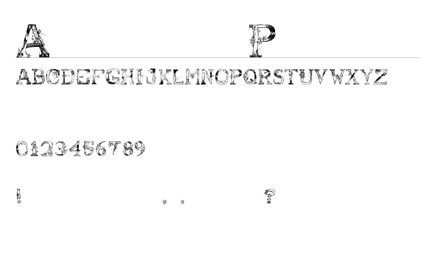 Abusive Pencil Font preview