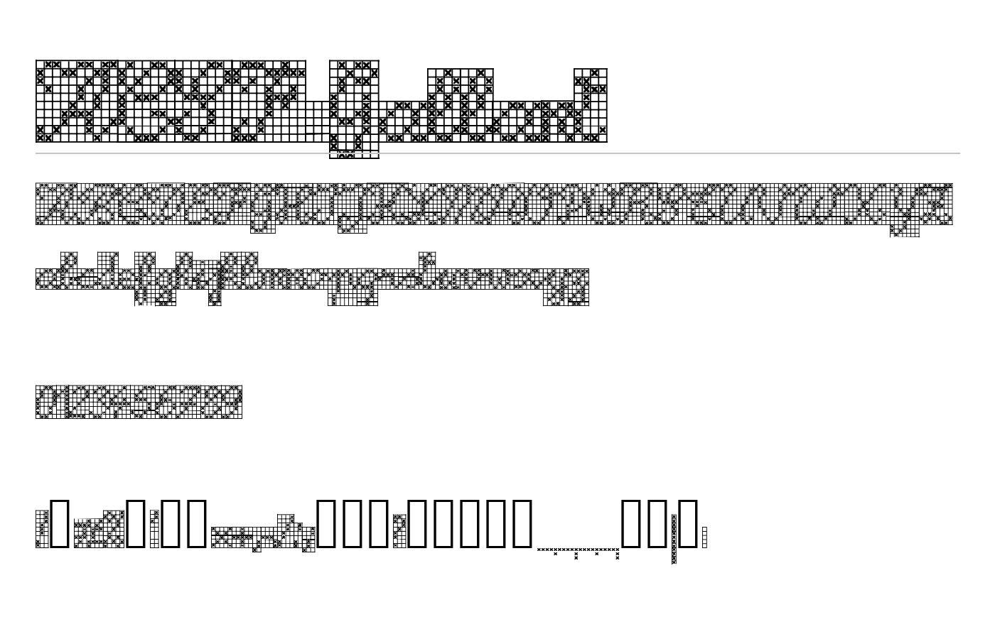ACSF Gallant Font preview