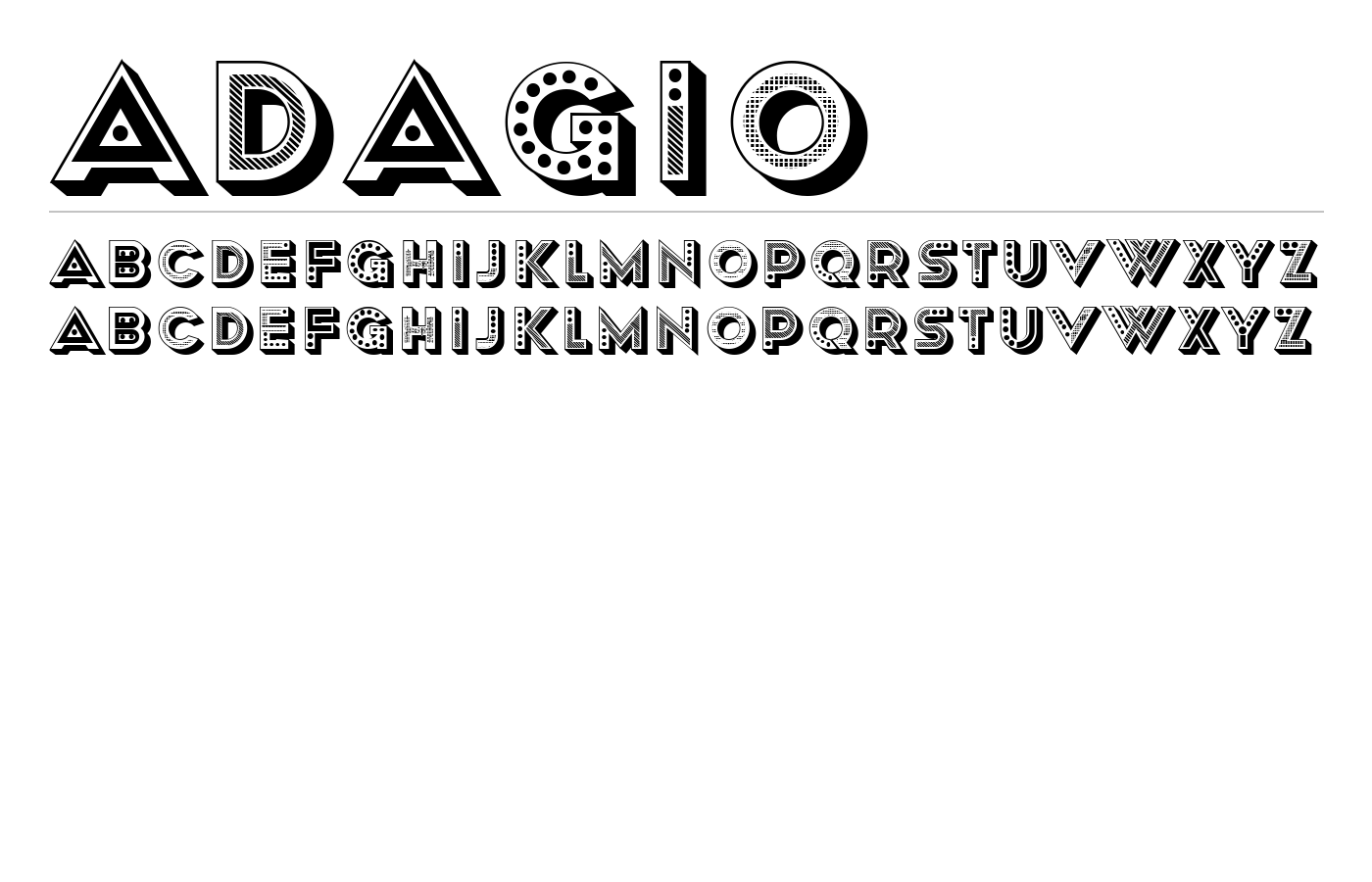 Adagio Font preview