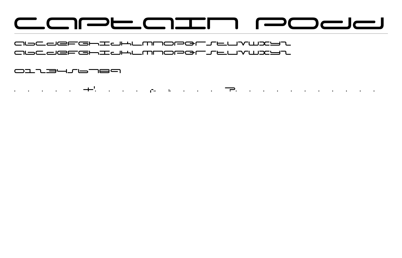 Adam's Font preview