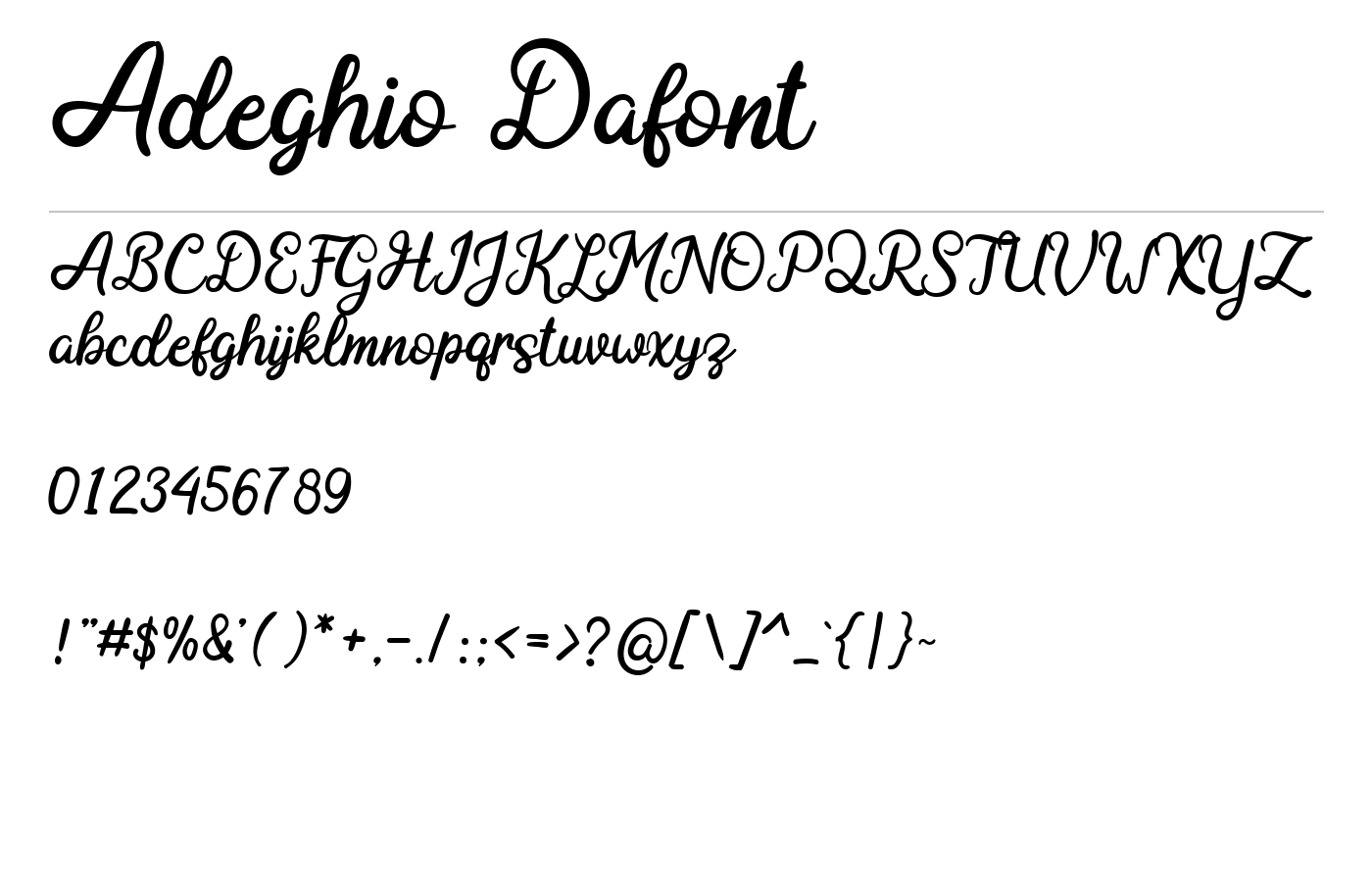Adeghio Dafont preview