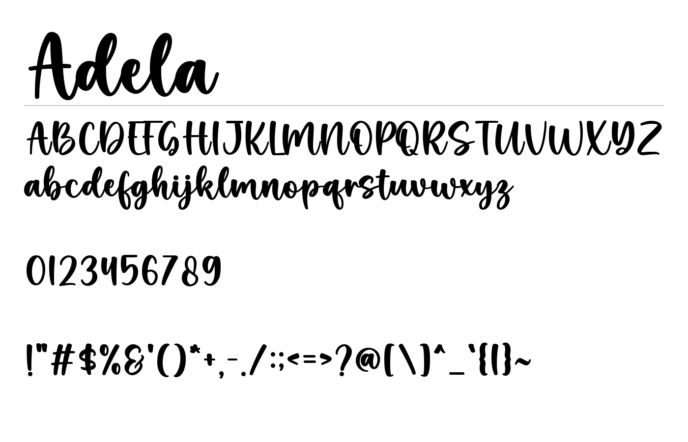 Adela Font preview