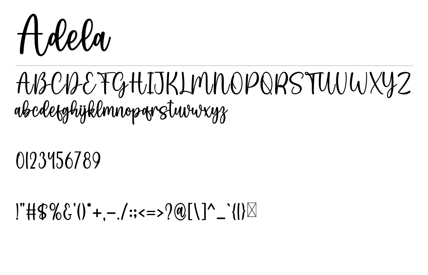 Adela Font preview