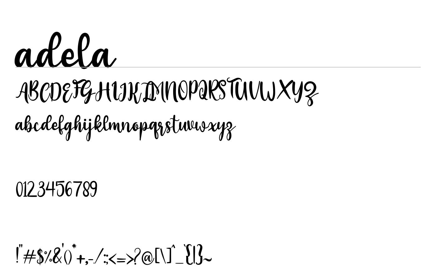 adela Font preview