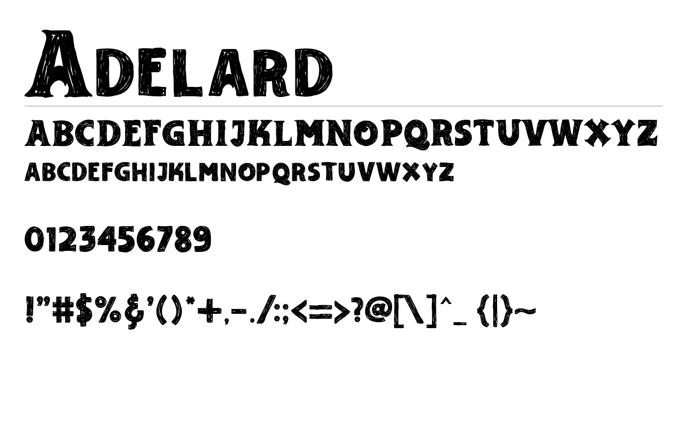 Kaseco Font preview