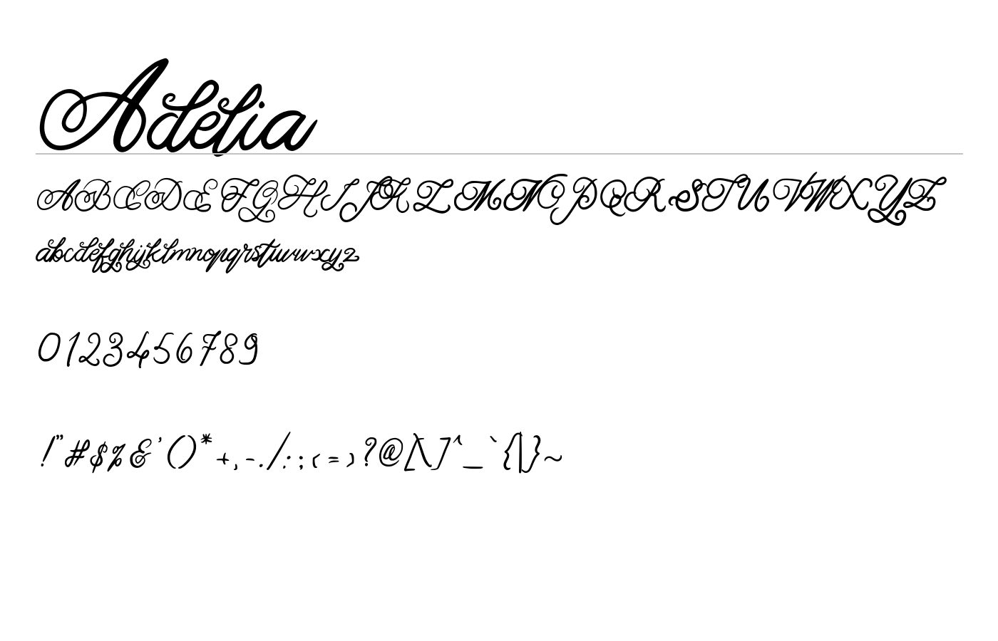 Adelia Font preview