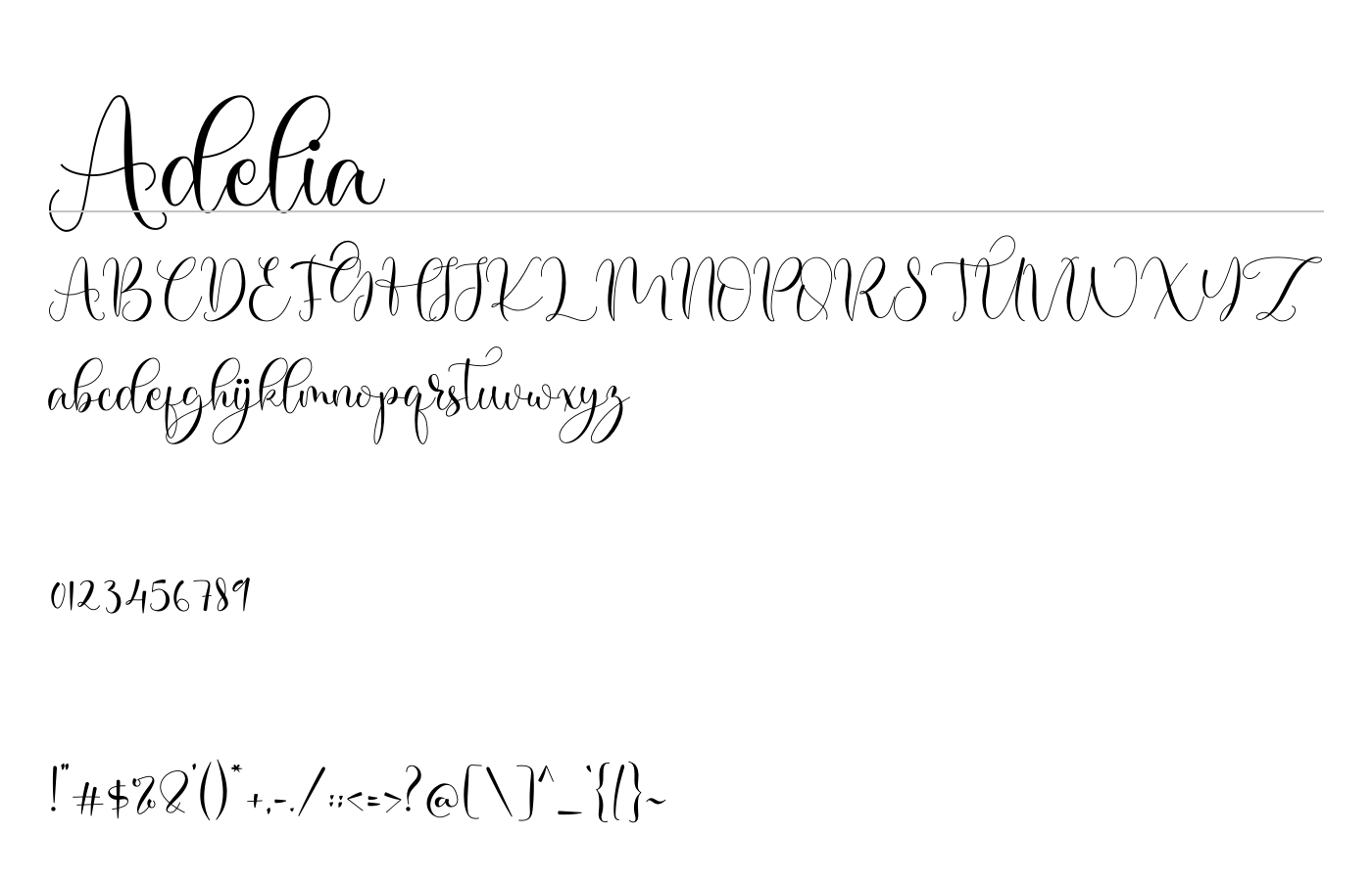 Adelia Font preview