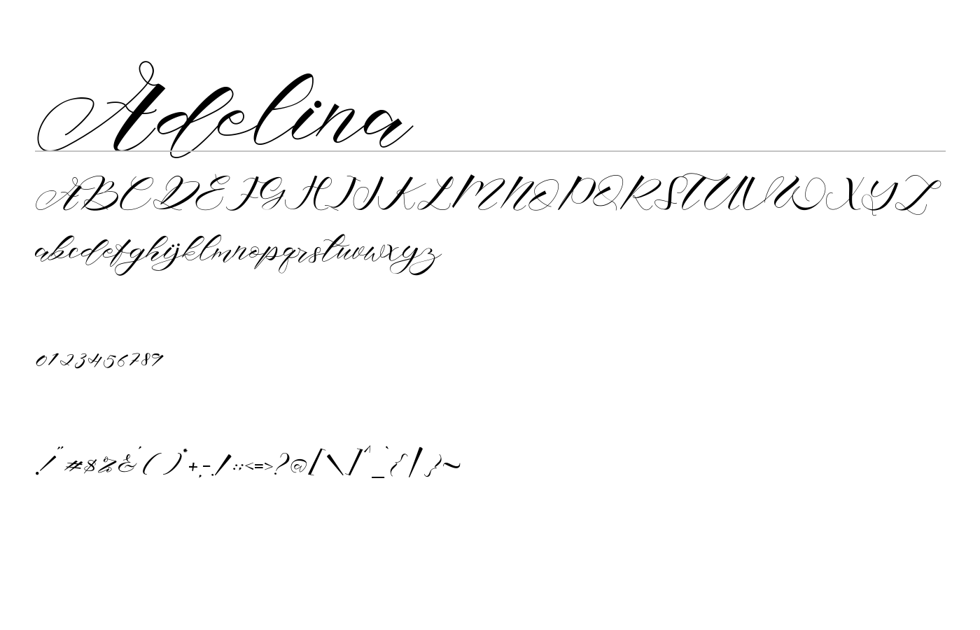 Adelina Font preview